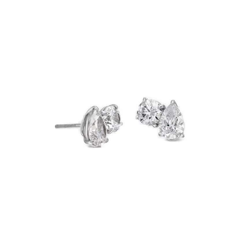 Dual Diamond Stud – Culet Jewellery